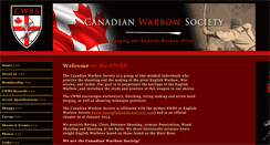 Desktop Screenshot of canadianwarbowsociety.com